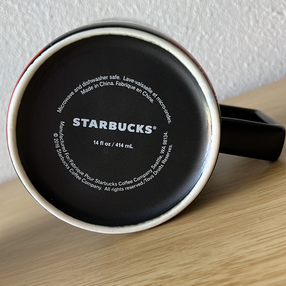 Starbucks Holiday Ornament Mug 14oz Black - Picture 7 of 8